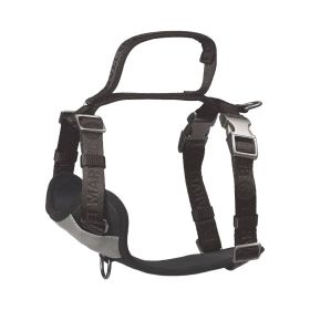 PETMARVEL Adjustable Embroidered Stylish Dog Harness (Option: Grey-XLarge)